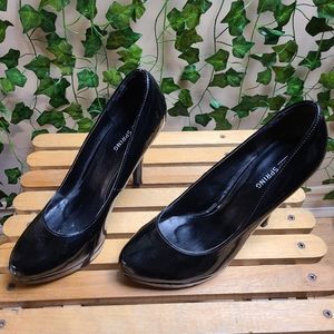 Call it Spring Women's Black Platform High Heels Shoes size 7½